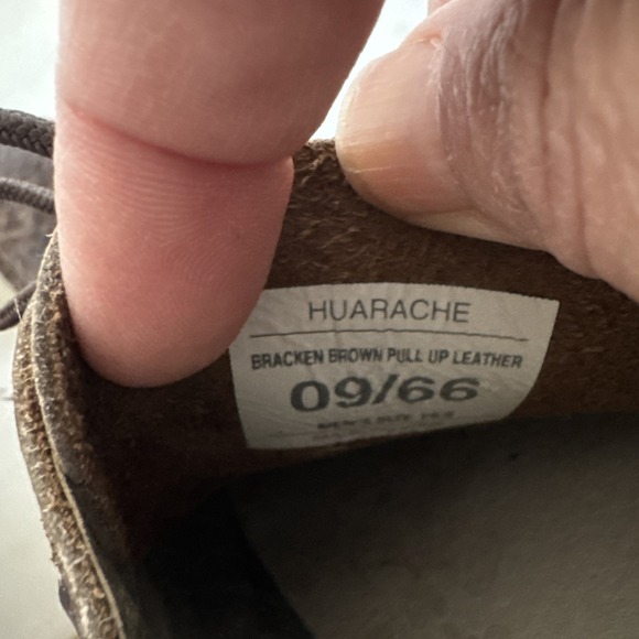 brown leather Huarache lace-up shoes by the brand SeaVees Sz 9 - Picture 7 of 8